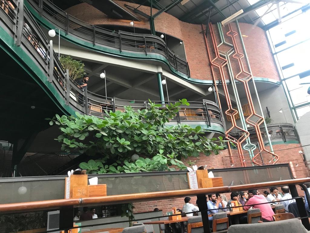 Brick Cladding Pump house project at Bangalore (1)